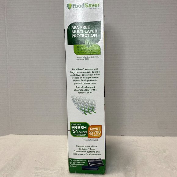 FoodSaver 2 Vacuum Seal Rolls 11" X 16 BPA-Free Multi-Layer Protection For Food - Picture 4 of 4